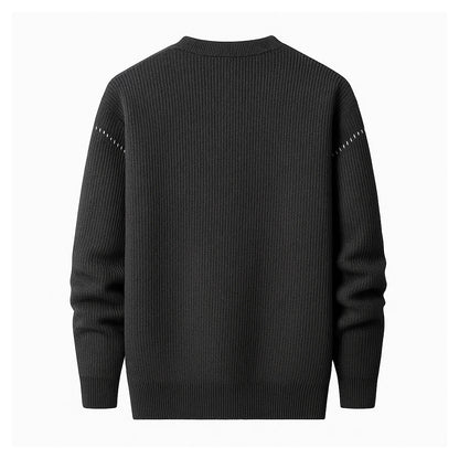 UrbanEase Knit Crew Sweater – Effortless Warmth & Modern Simplicity