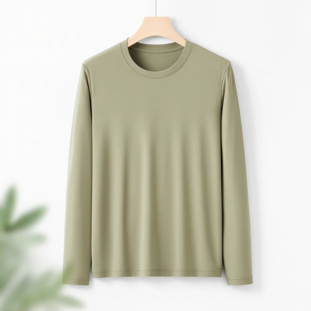 Men’s Premium Lenzing Modal Long Sleeve T-Shirt – Comfort, Style & Lightness in Every Touch